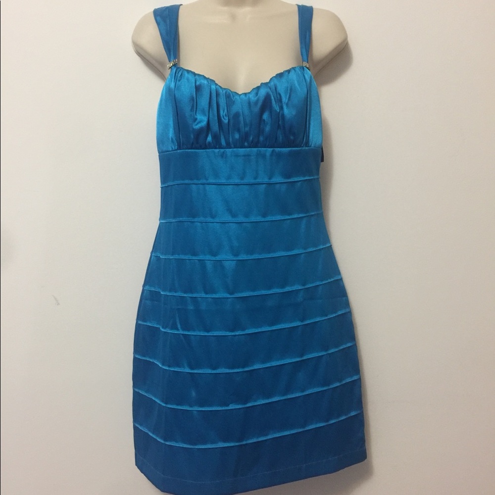 Y2K Trixxi cocktail dress with rhinestones